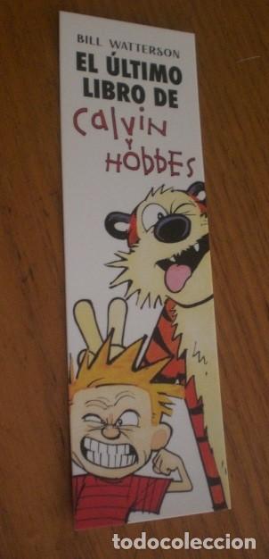 Coleccionismo marcap&aacute;ginas: marcap&aacute;ginas c&oacute;mic Calvin y Hobbes