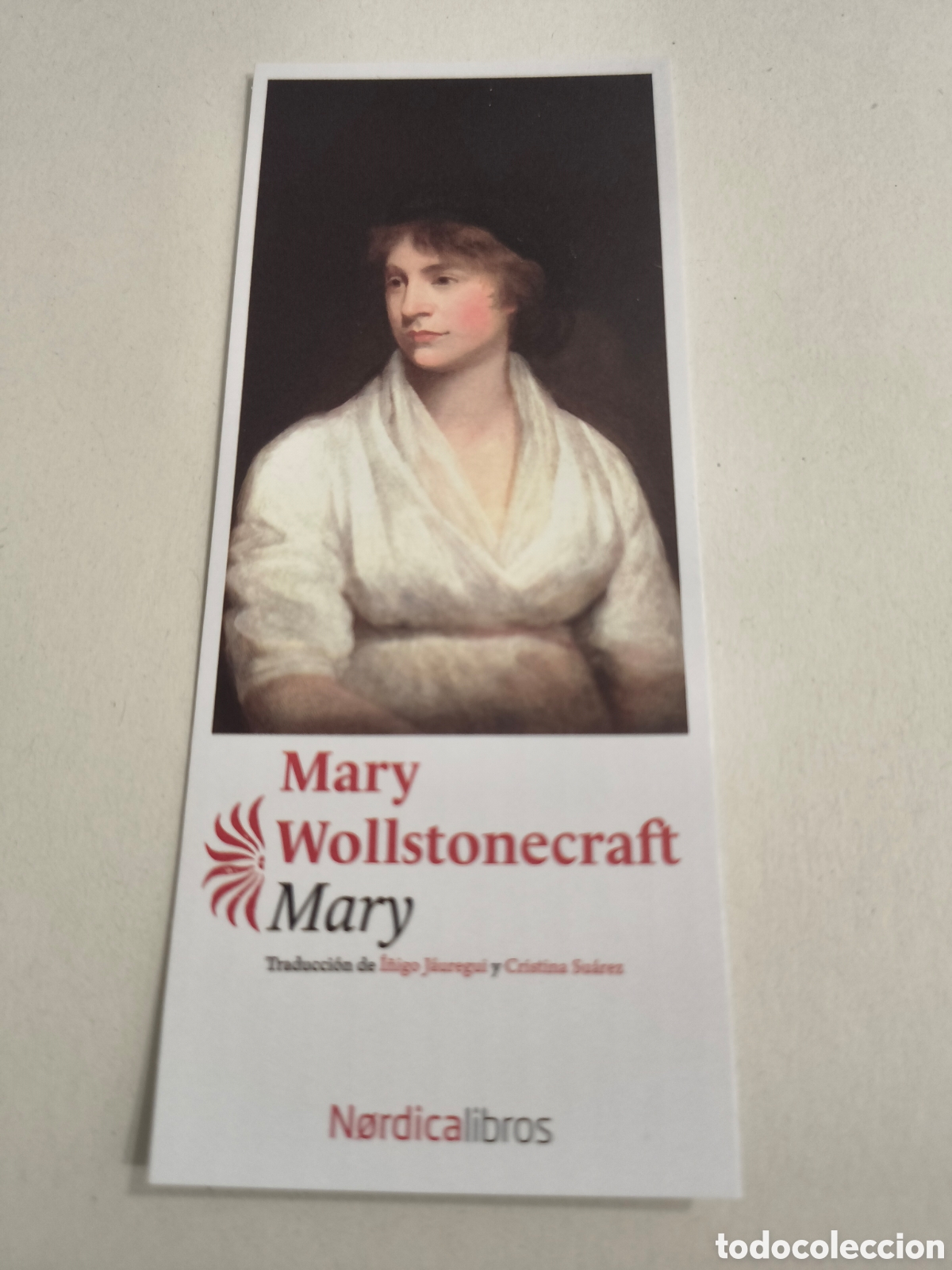 Coleccionismo marcap&aacute;ginas: MARCAPAGINAS MARY-MARY WOLLSTONECRAFT-NORDICA LIBROS