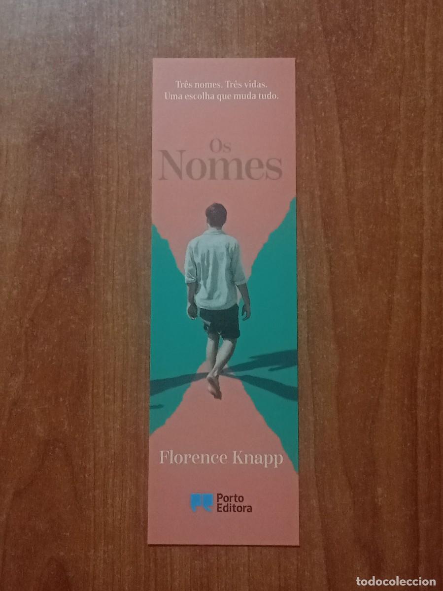 Coleccionismo marcap&aacute;ginas: Marcap&aacute;ginas Florence Knapp &rdquo;Os Nomes&rdquo; - Editorial Porto Editora (Portugal)