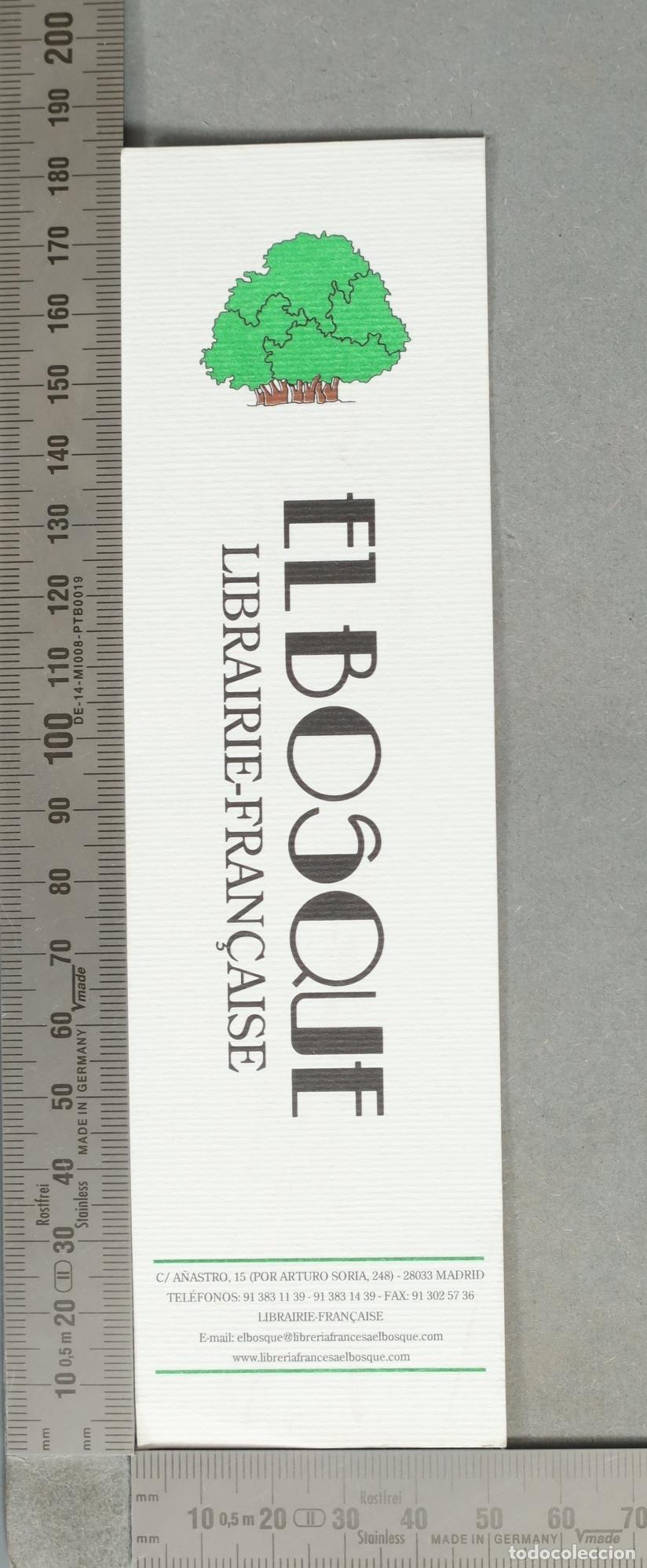 Coleccionismo marcap&aacute;ginas: MARCAPAGINAS. Librairie Fran&ccedil;aise El Bosque