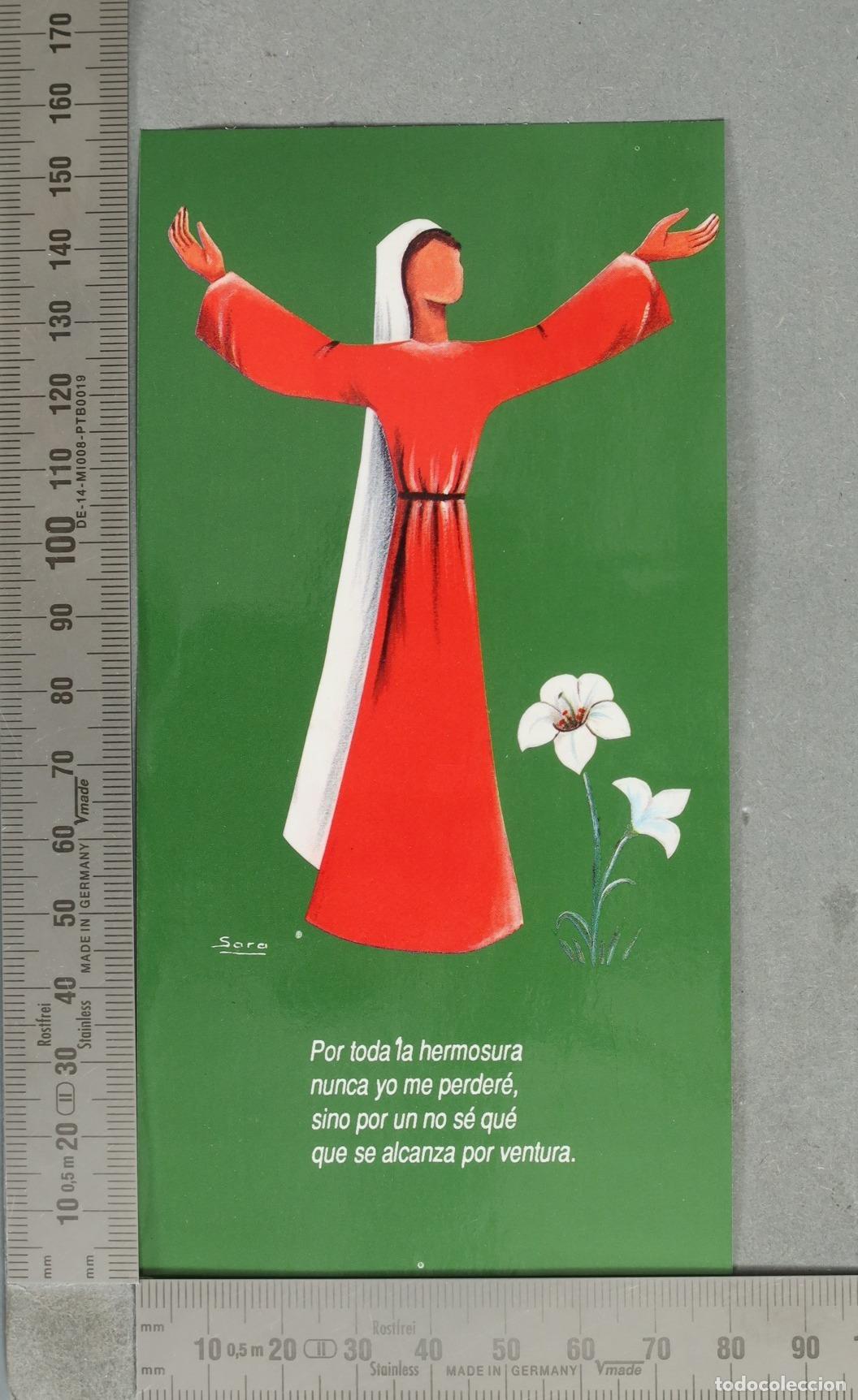 Coleccionismo marcap&aacute;ginas: MARCAPAGINAS. Por toda la hermosura nunca yo me perder&eacute; - San Juan de la Cruz