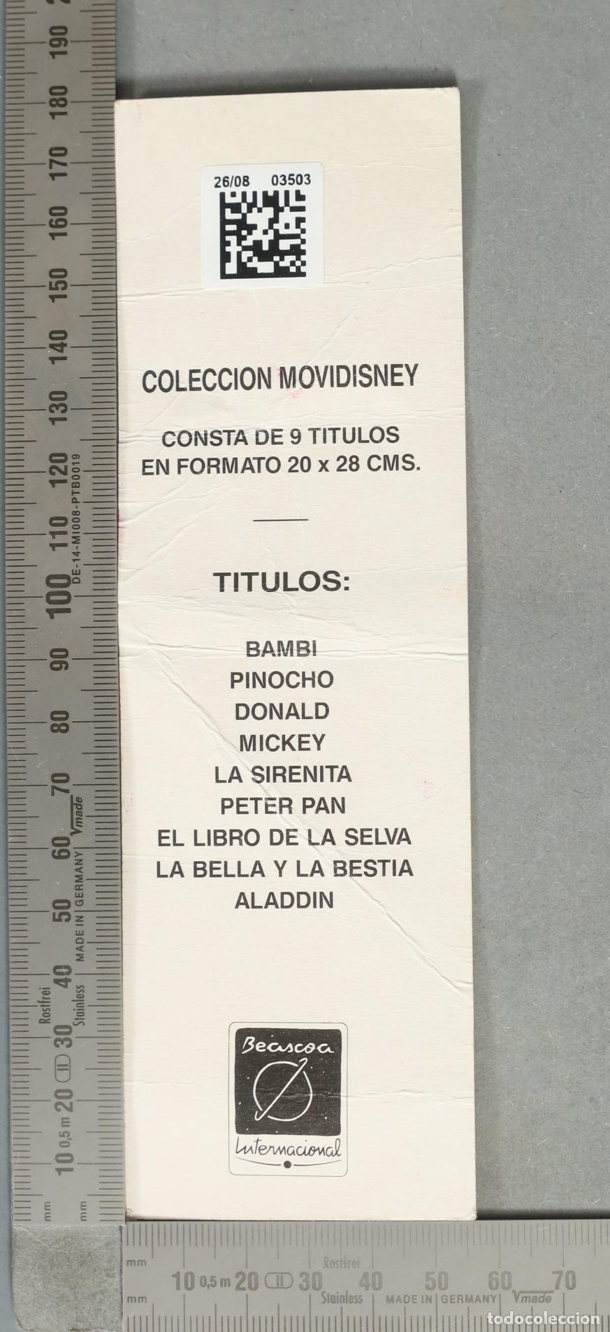 Coleccionismo marcap&aacute;ginas: MARCAPAGINAS. Aladd&iacute;n y sus amigos - Foto 2