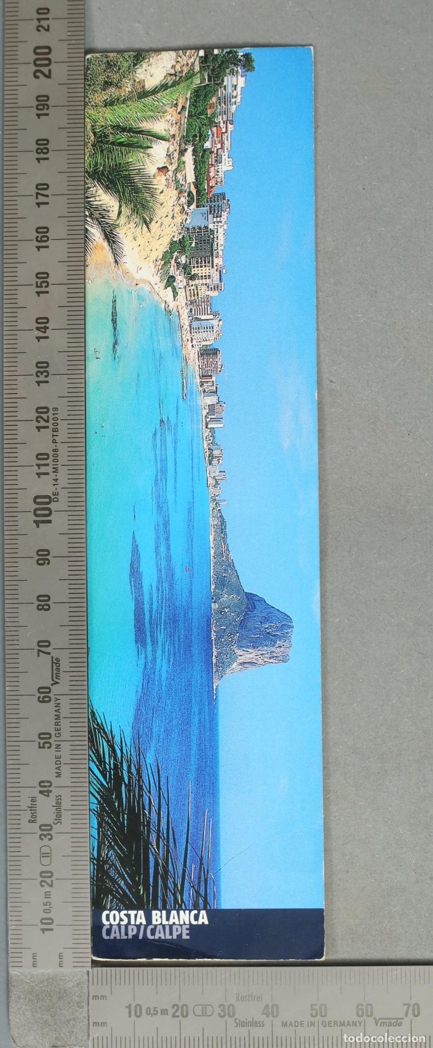 Coleccionismo marcap&aacute;ginas: MARCAPAGINAS. Costa Blanca - Calp/Calpe