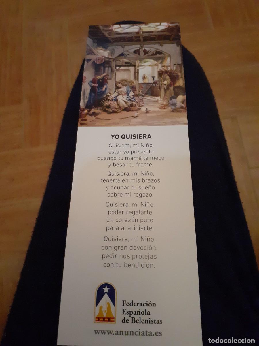 Coleccionismo marcap&aacute;ginas: Marcap&aacute;ginas/Calendario Federaci&oacute;n Espa&ntilde;ola de Belenistas (2024)
