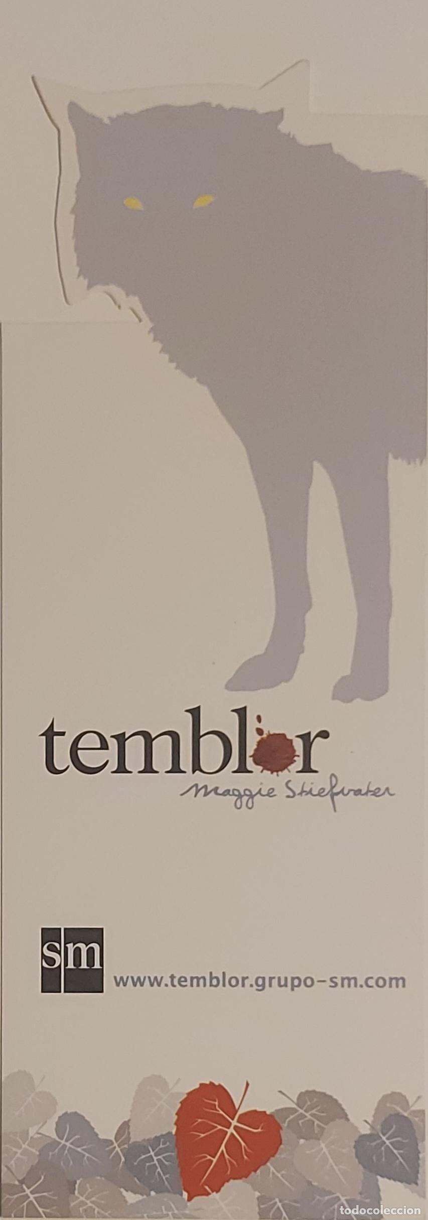 Coleccionismo marcap&aacute;ginas: MARCAP&Aacute;GINAS - SM - TEMBLOR - MAGGIE STIEFVATIER - TROQUELADO