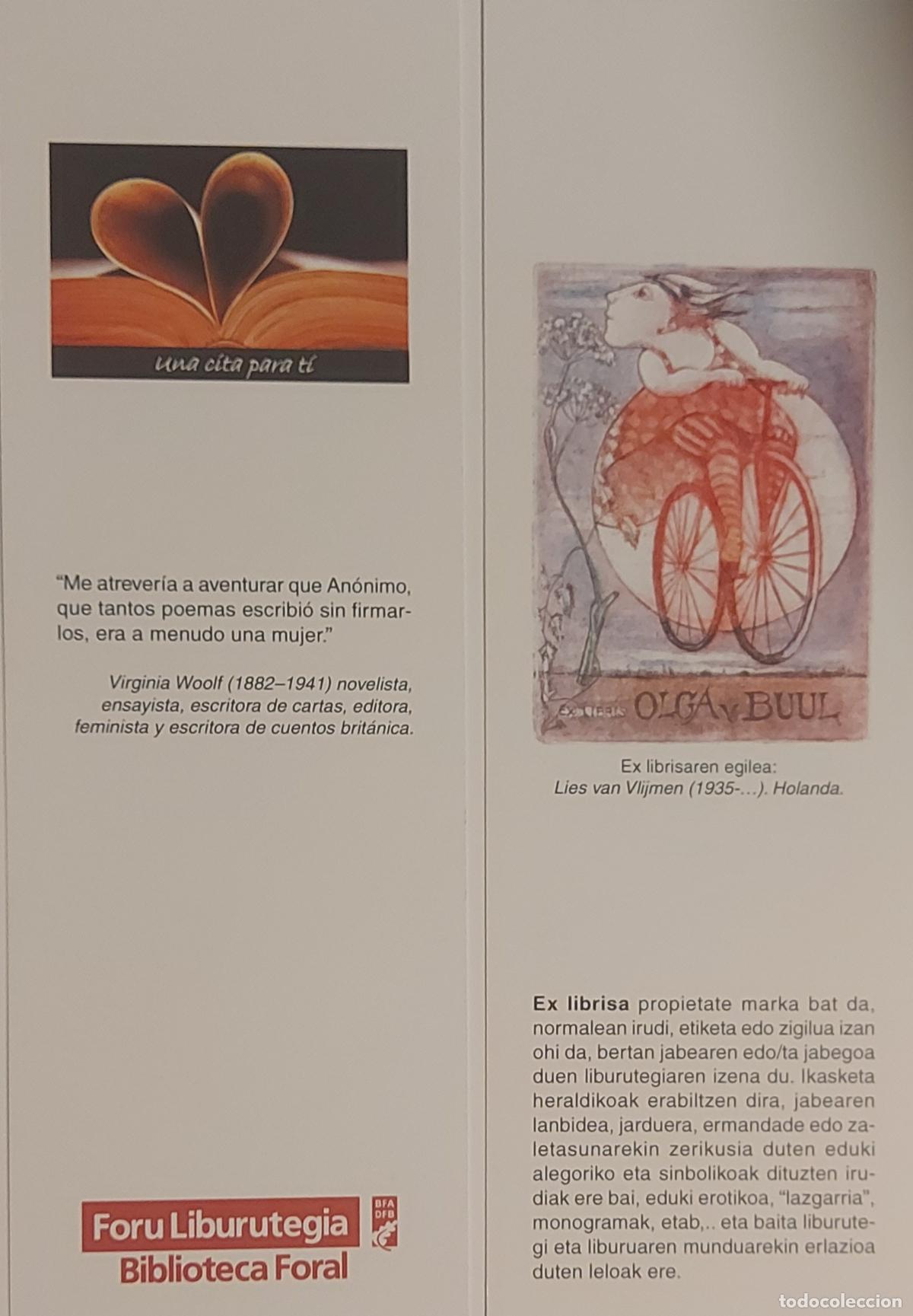 Collectionnisme Marque-pages: MARCAPAGINAS - BIBLIOTECA FORAL -