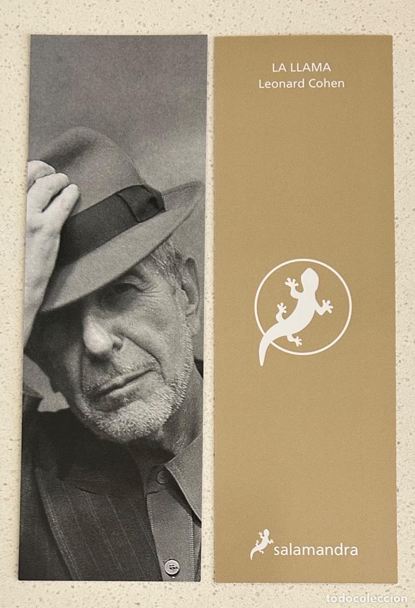 Coleccionismo marcap&aacute;ginas: Marcap&aacute;ginas- Leonard Cohen - La llama
