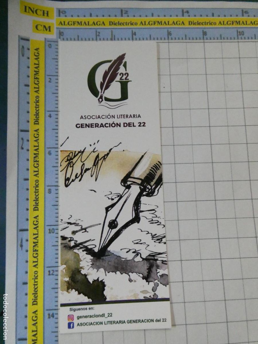 Coleccionismo marcap&aacute;ginas: MARCAP&Aacute;GINAS DE LITERATURA. ASOCIACI&Oacute;N LITERARIA GENERACI&Oacute;N 22