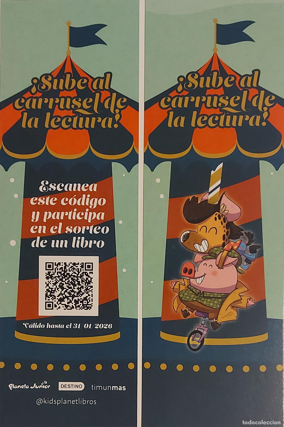 Coleccionismo marcap&aacute;ginas: MARCAPAGINAS - DESTINO - &iexcl;SUBE AL CARRUSEL DE LA LECTURA&iexcl;