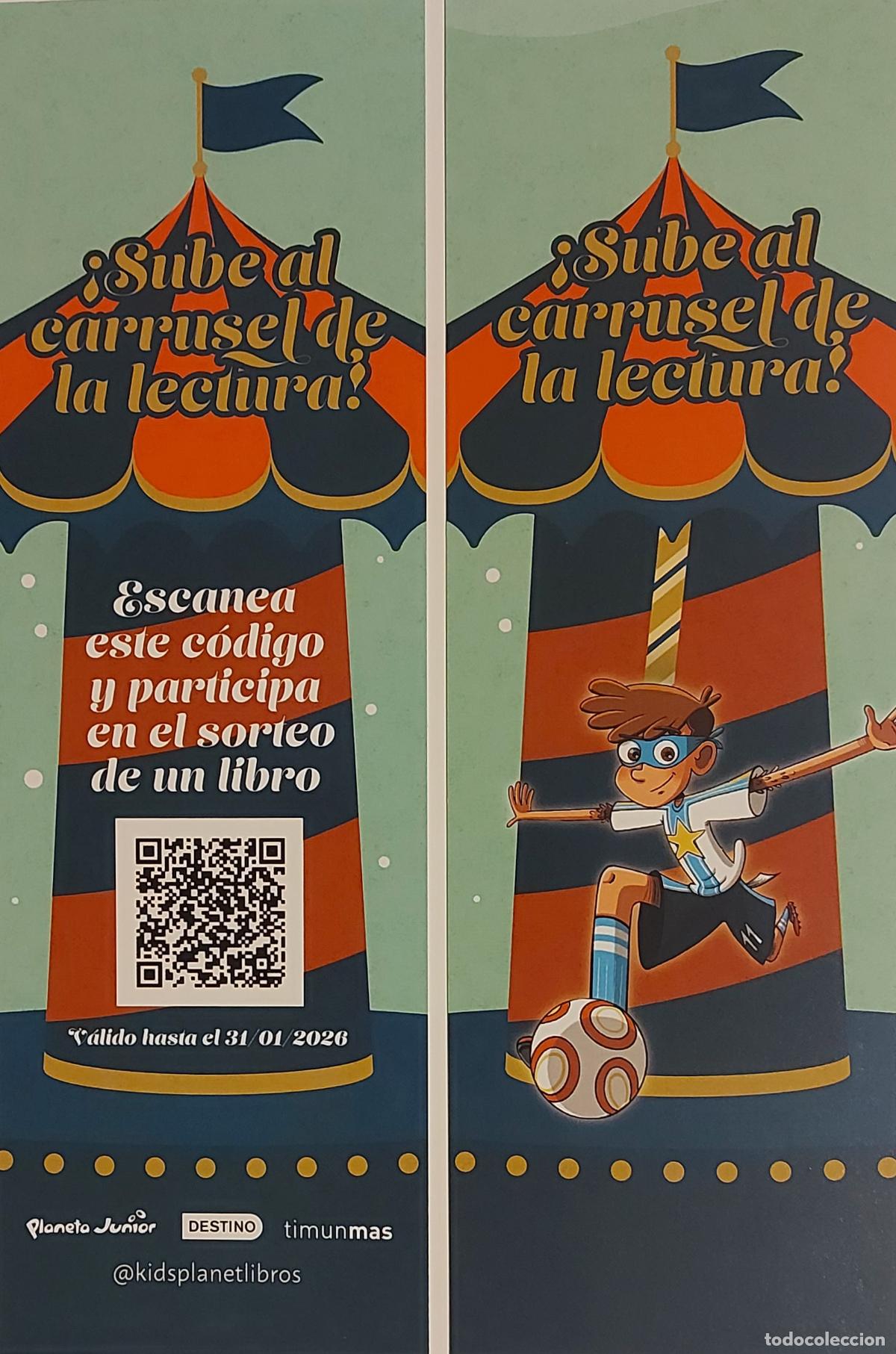 Coleccionismo marcap&aacute;ginas: MARCAPAGINAS - DESTINO - &iexcl;SUBE AL CARRUSEL DE LA LECTURA&iexcl;