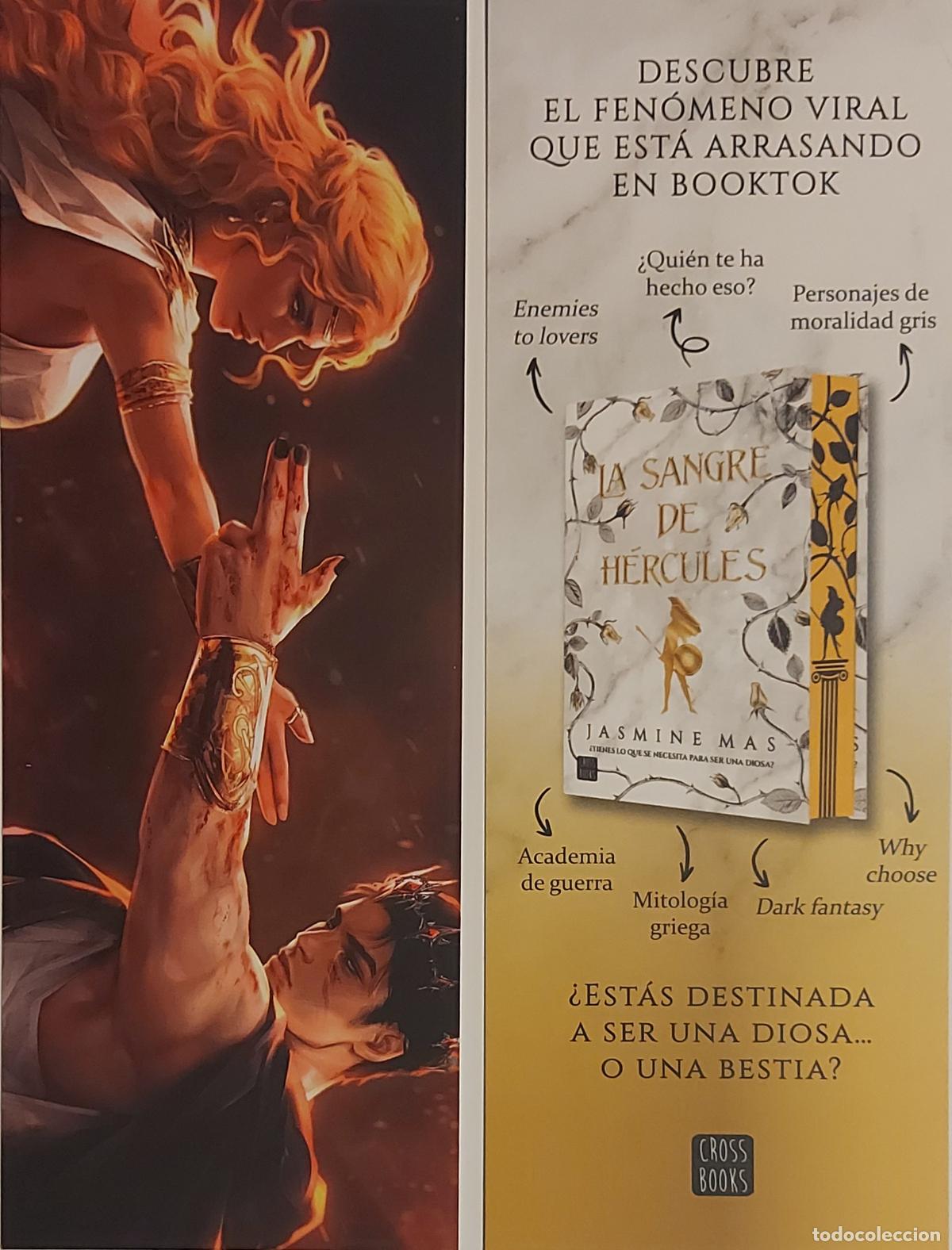Coleccionismo marcap&aacute;ginas: MARCAPAGINAS - CROSS BOOKS - LA SANGRE DE HERCULES - JASMINE MAS