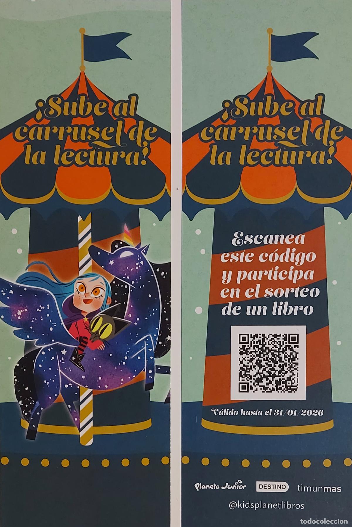 Coleccionismo marcap&aacute;ginas: MARCAPAGINAS - DESTINO - &iexcl;SUBE AL CARRUSEL DE LA LECTURA&iexcl;