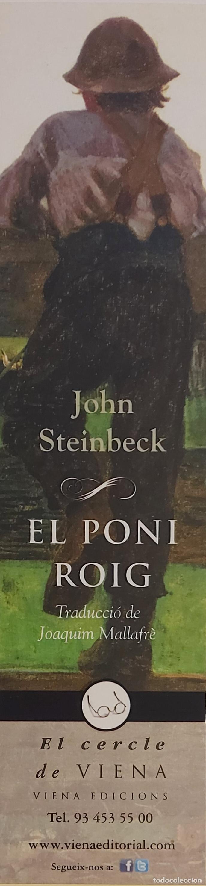 Coleccionismo marcap&aacute;ginas: MARCAPAGINAS - VIENA EDICIONES - JOHN STEINBERCK - EL PONI ROIG