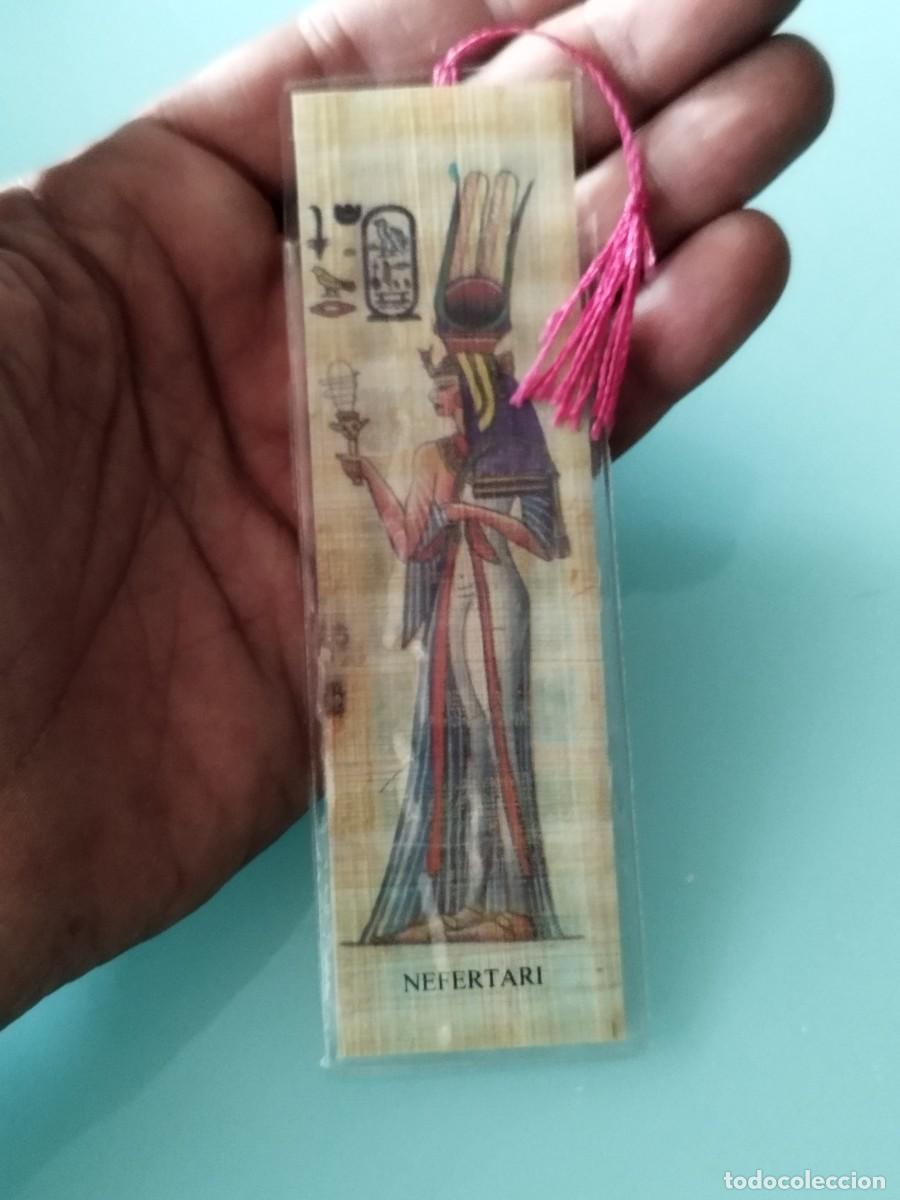 Coleccionismo marcap&aacute;ginas: Marcap&aacute;ginas de papiro egipcio de la reina Nefertari.