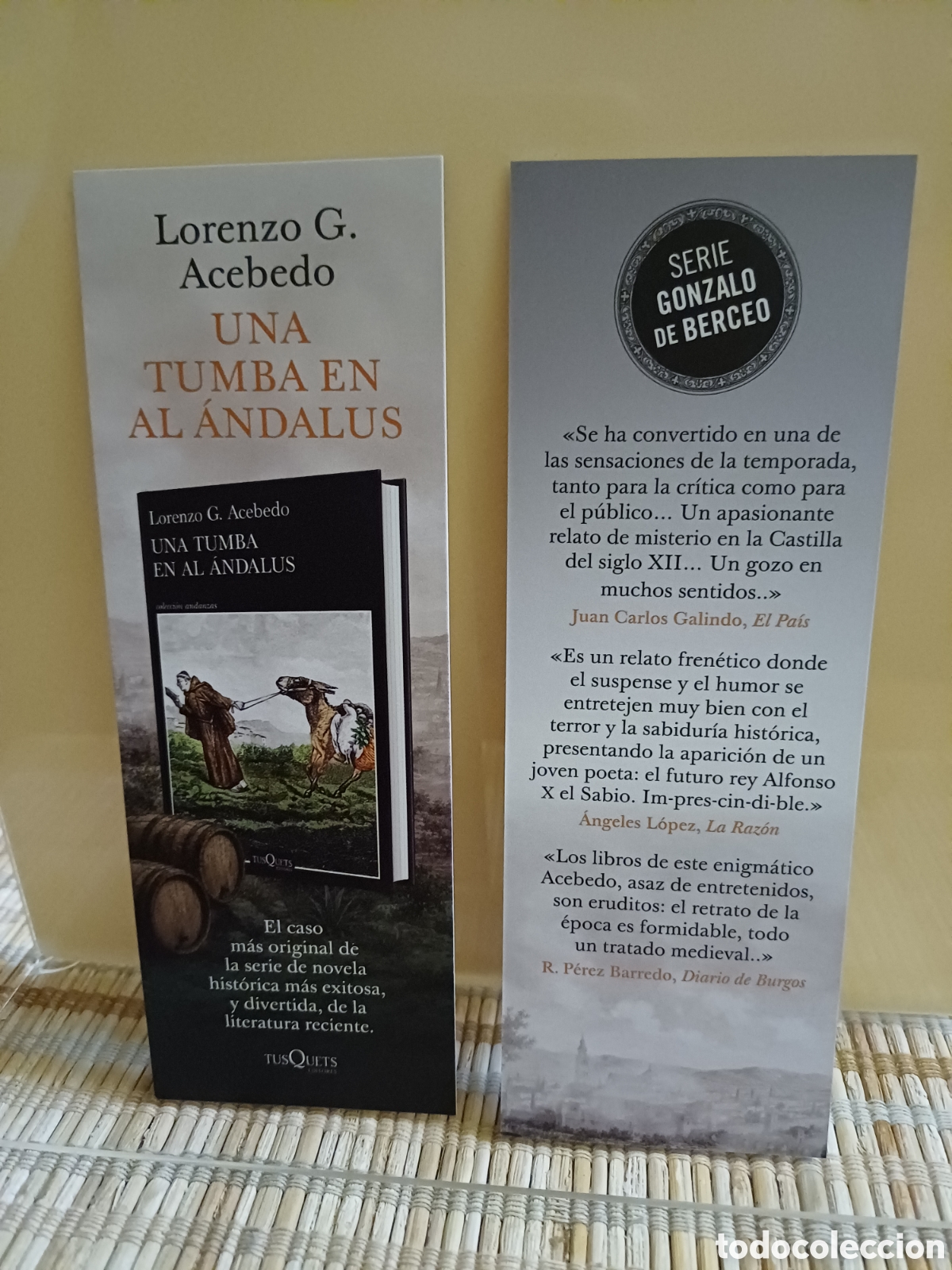 Coleccionismo marcap&aacute;ginas: Marcap&aacute;ginas Una tumba en el Andalus