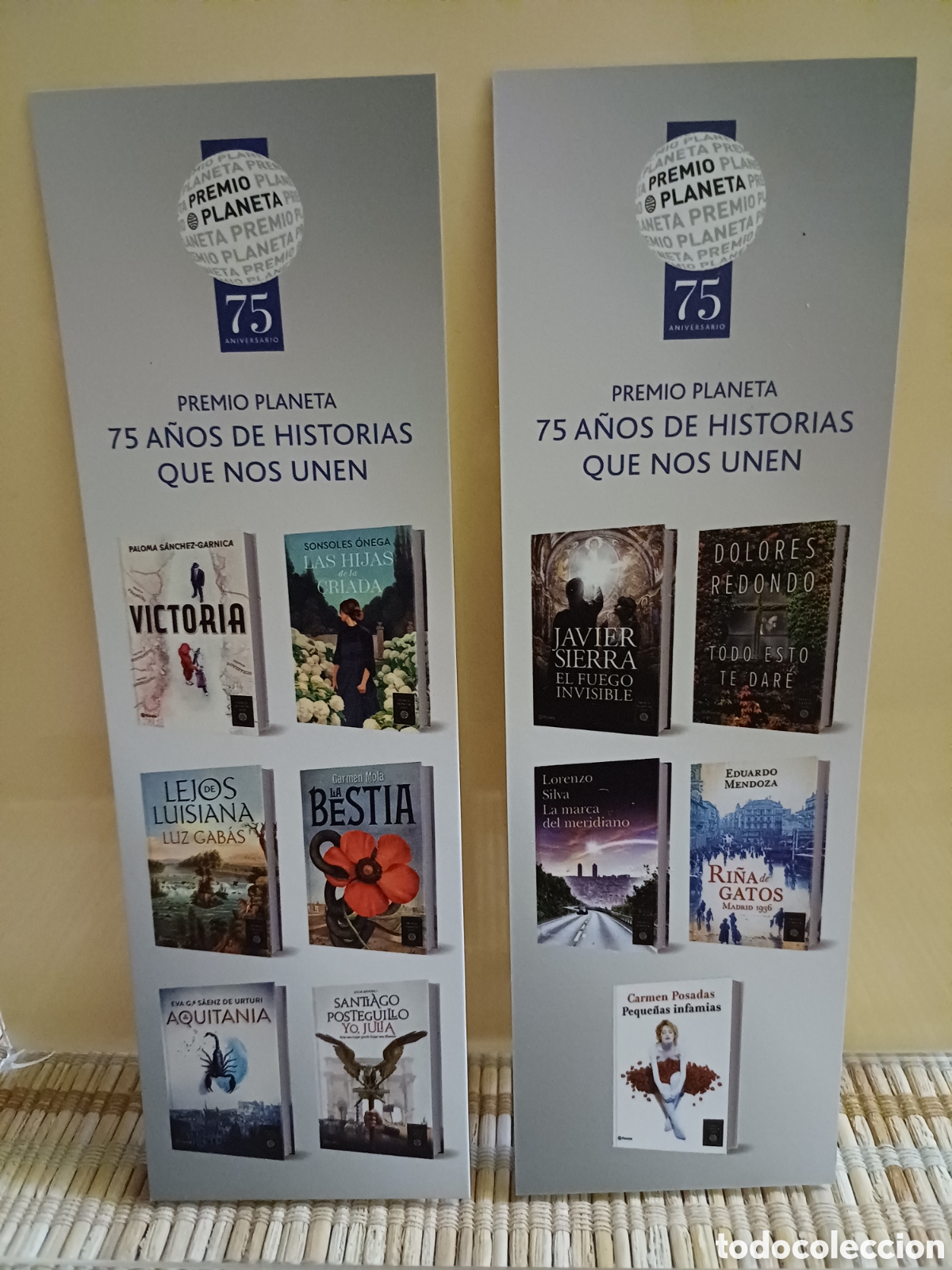 Coleccionismo marcap&aacute;ginas: Marcap&aacute;ginas Premio planeta