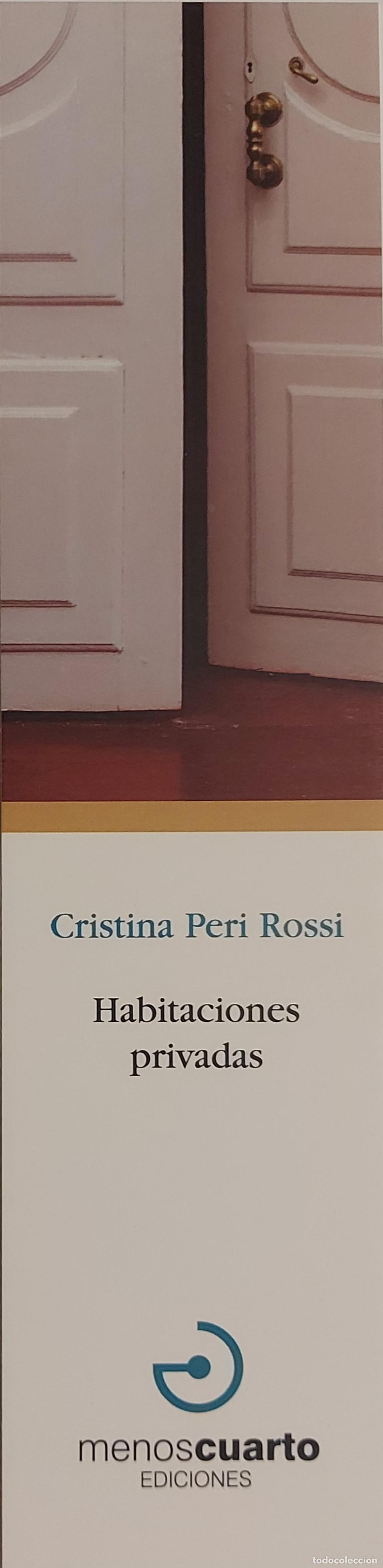 Coleccionismo marcap&aacute;ginas: MARCAPAGINAS - MENOS CUARTO EDICIONES - CRISTINA PERI ROSI - HABITACIONES PRIVADAS