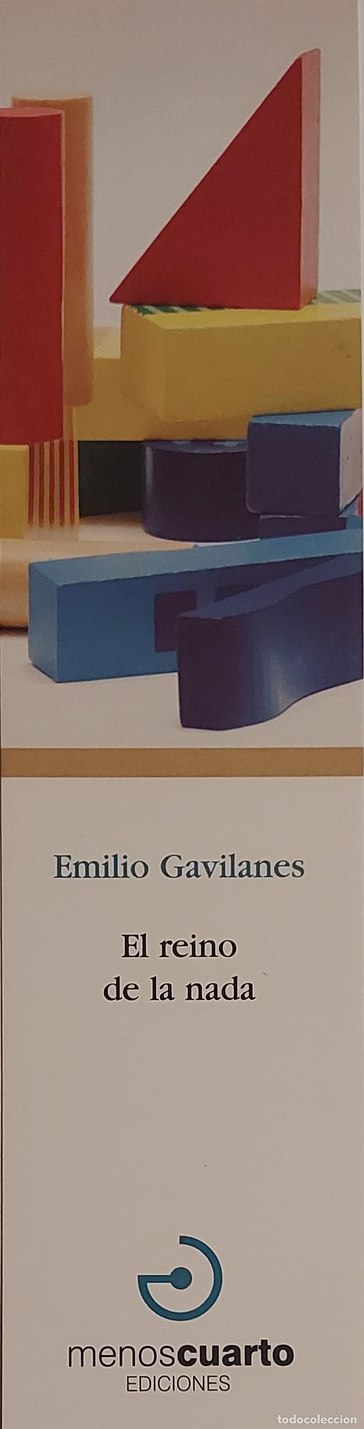 Coleccionismo marcap&aacute;ginas: MARCAPAGINAS - MENOS CUARTO EDICIONES - EMILIO GAVILANES - EL REINO DE LA NADA