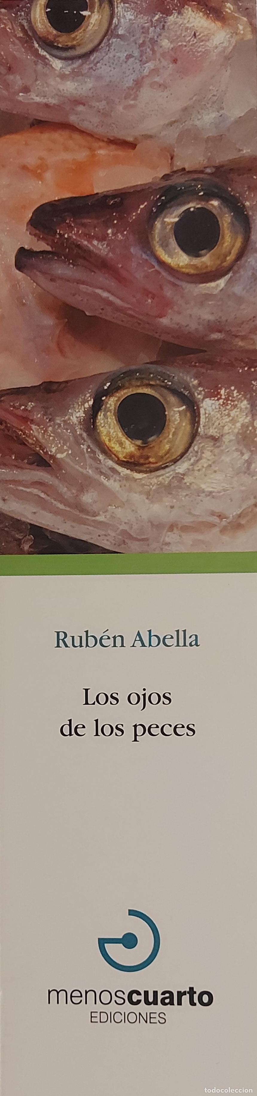 Coleccionismo marcap&aacute;ginas: MARCAPAGINAS - MENOS CUARTO EDICIONES - RUBEN ABELLA - LOS OJOS DE LOS PECES
