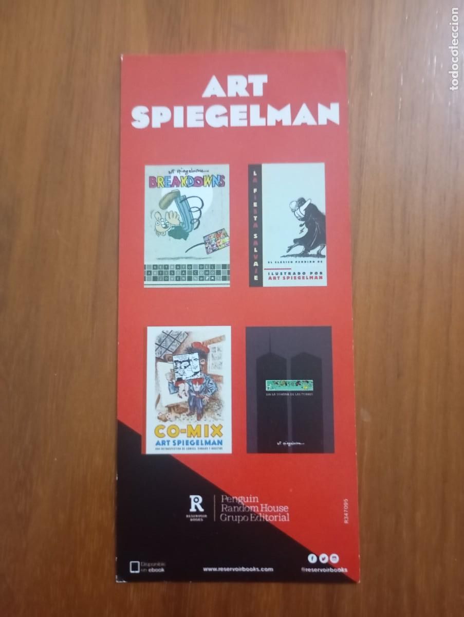 Coleccionismo marcap&aacute;ginas: MARCAP&Aacute;GINAS. ART SPIEGELMAN.