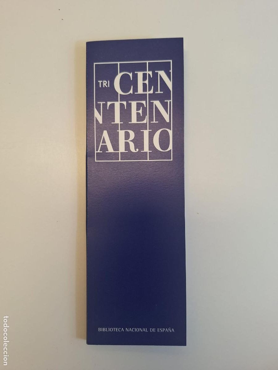 Coleccionismo marcap&aacute;ginas: Colecci&oacute;n marcalibros Tricentenerio de la Biblioteca Nacional de Espa&ntilde;a
