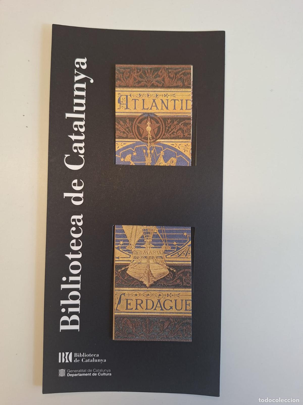 Coleccionismo marcap&aacute;ginas: Colecci&oacute;n 6 marcalibros Jacint Verdaguer Biblioteca de Catalunya