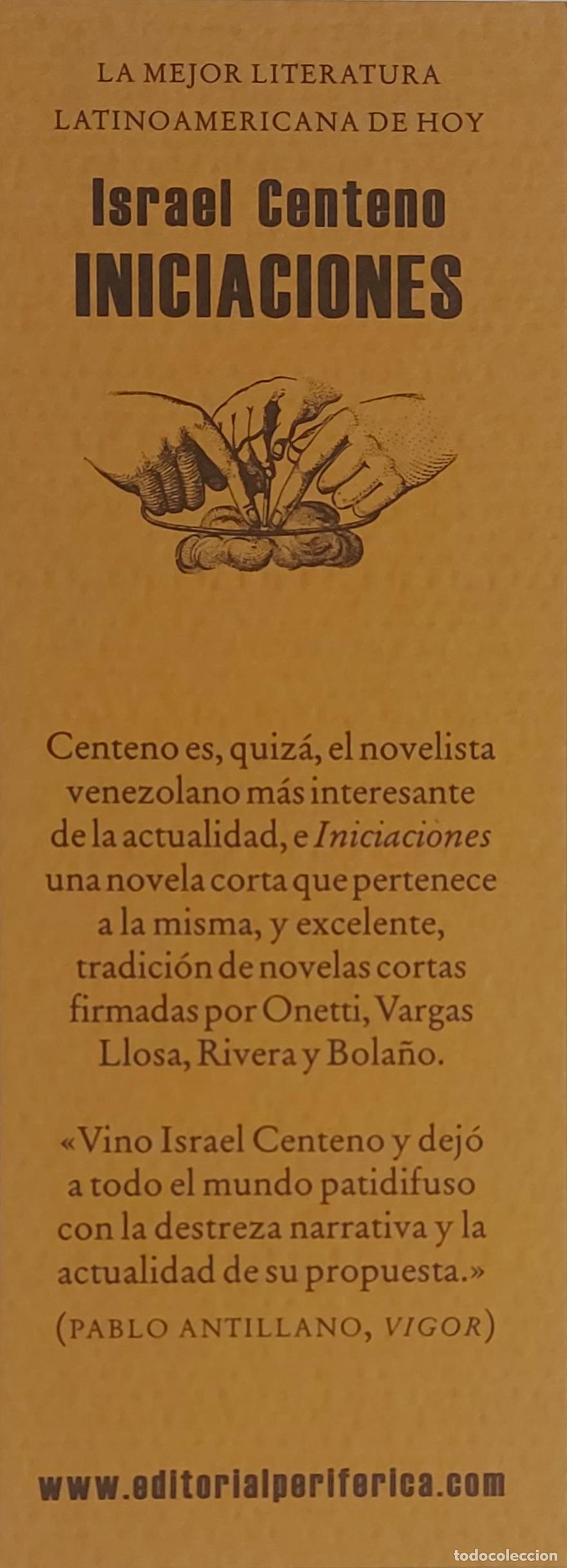 Coleccionismo marcap&aacute;ginas: MARCAP&Aacute;GINAS - PERIF&Eacute;RICA & ERRATA NATURAE - ISRAEL CENTENO - INICIACIONES
