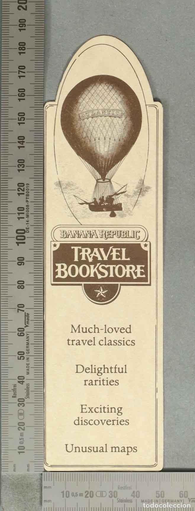 Coleccionismo marcap&aacute;ginas: MARCAPAGINAS. TRAVEL BOOKSTORE. BANANA REPUBLICA