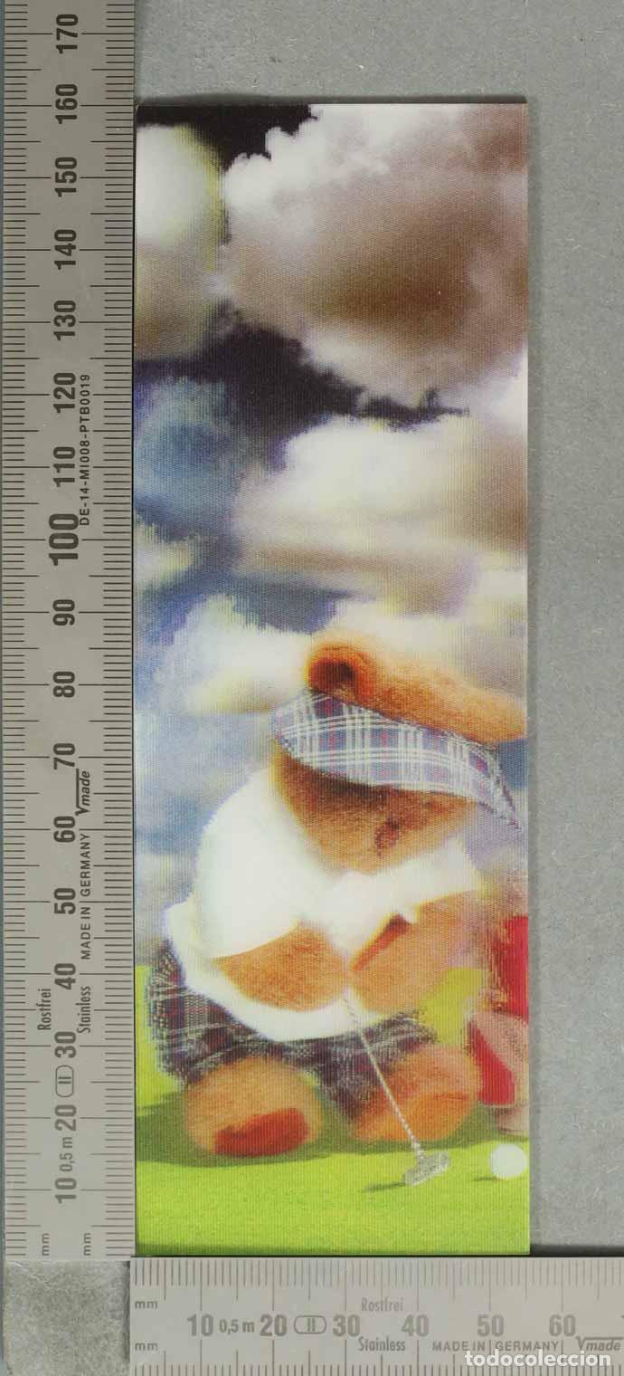 Coleccionismo marcap&aacute;ginas: MARCAPAGINAS. OSO GOLFISTA.