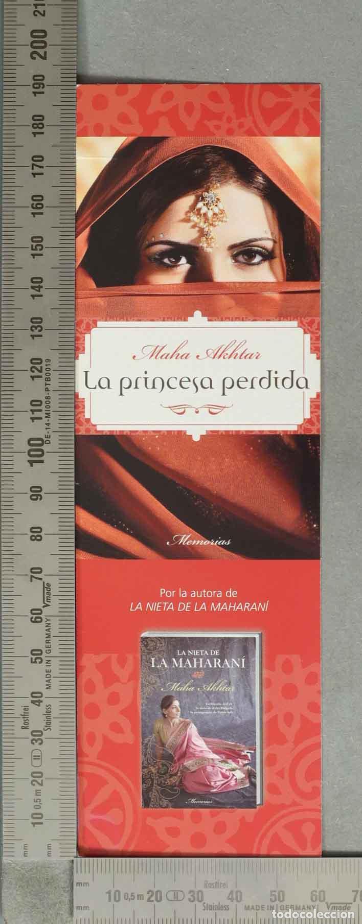 Coleccionismo marcap&aacute;ginas: MARCAPAGINAS. LA PRINCESA PERDIDO MAHA AKHTAR