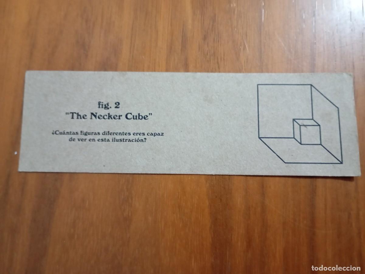 Coleccionismo marcap&aacute;ginas: MARCAP&Aacute;GINAS. LA CENTRAL. FIG 2. NECKER CUBE