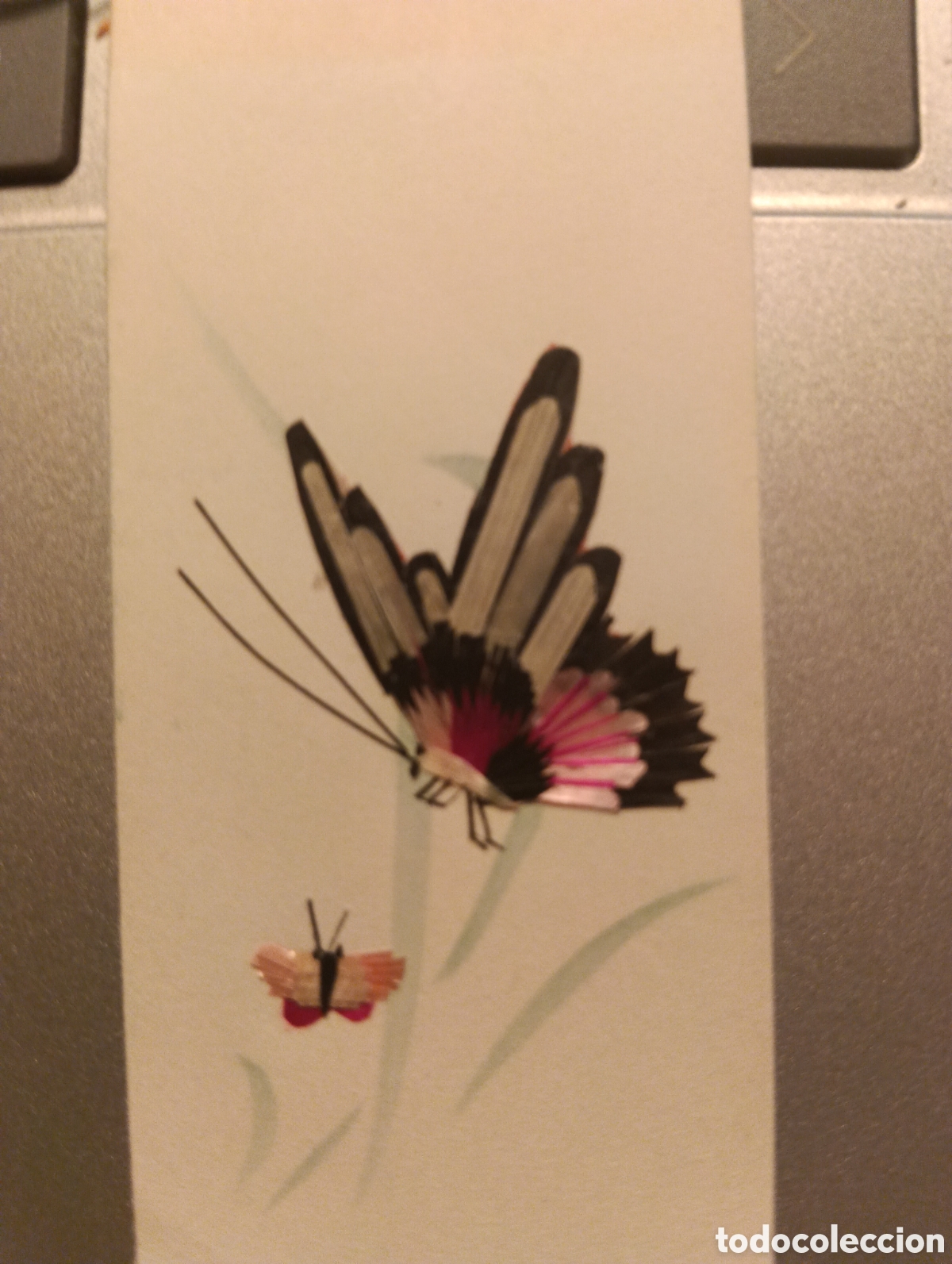 Coleccionismo marcap&aacute;ginas: Marcap&aacute;ginas de mariposa dibujo - Foto 2