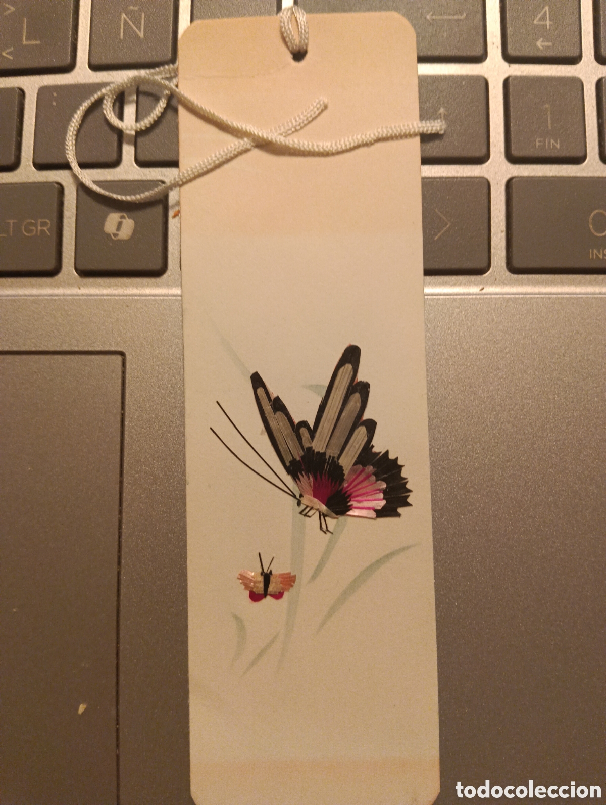Coleccionismo marcap&aacute;ginas: Marcap&aacute;ginas de mariposa dibujo