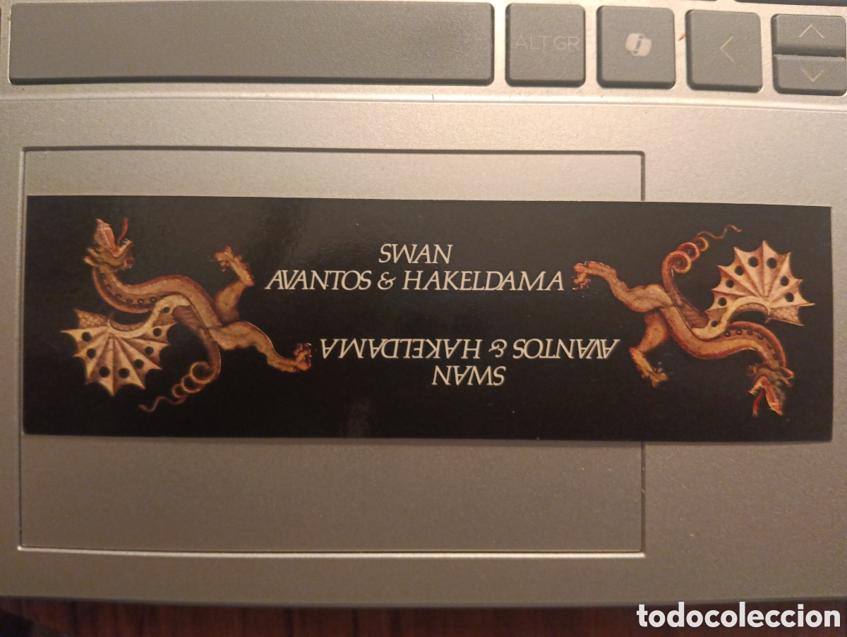Coleccionismo marcap&aacute;ginas: marcap&aacute;ginas Swan Avantos & Hakeldama