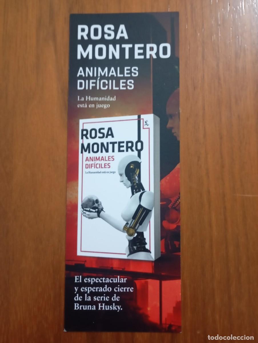 Coleccionismo marcap&aacute;ginas: MARCAP&Aacute;GINAS. ANIMALES DIF&Iacute;CILES. ROSA MONTERO. BRUNA HUSKY