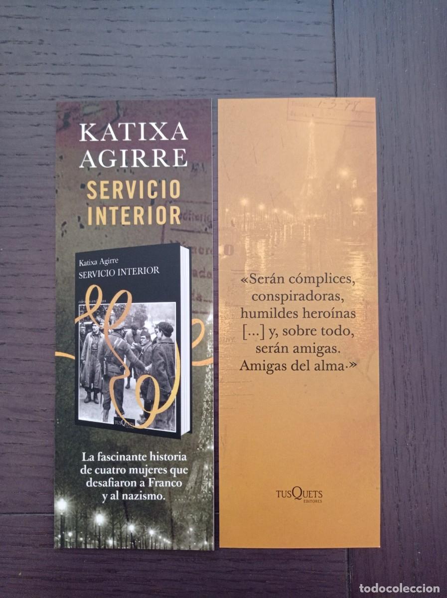 Coleccionismo marcap&aacute;ginas: MARCAP&Aacute;GINAS. TUSQUETS EDITORES. KATIXA AGIRRE. SERVICIO INTERIOR
