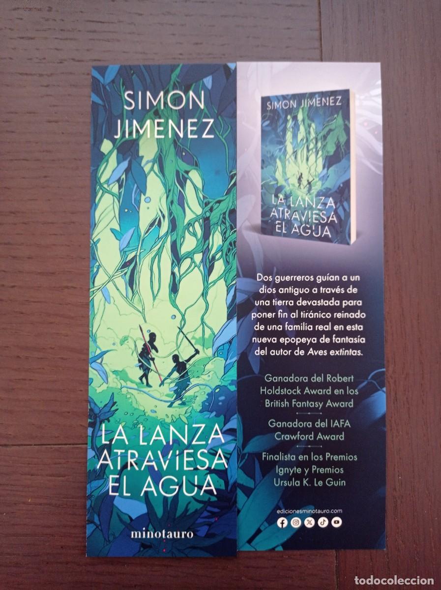 Coleccionismo marcap&aacute;ginas: MARCAP&Aacute;GINAS. MINOTAURO. SIM&Oacute;N JIM&Eacute;NEZ. LA LANZA ATRAVIESA EL AGUA