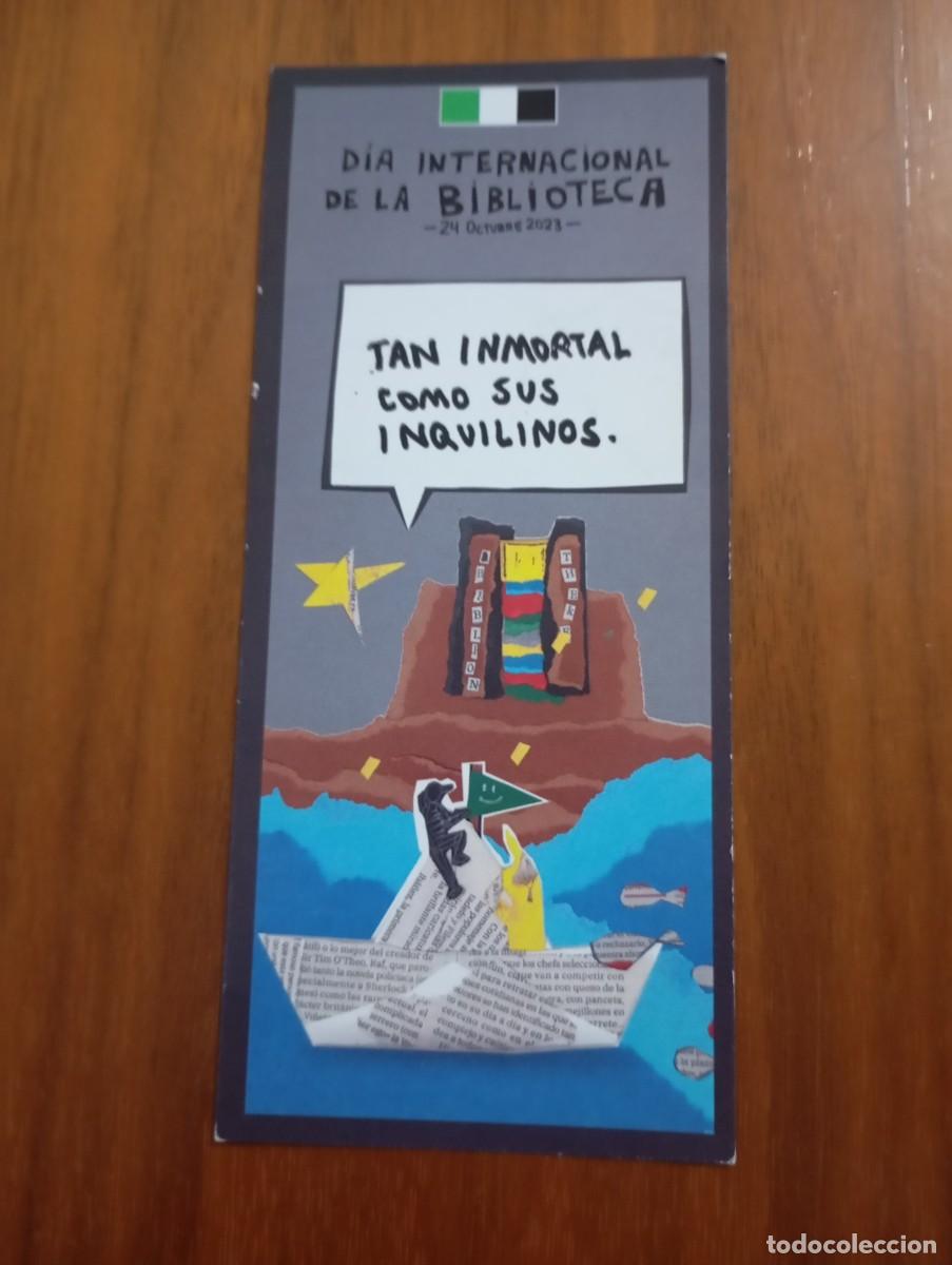 Coleccionismo marcap&aacute;ginas: MARCAP&Aacute;GINAS. DIA INTERNACIONAL DE LA BIBLIOTECA. JUNTA DE EXTREMADURA. 2023