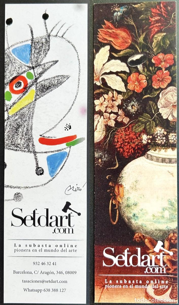 Coleccionismo marcap&aacute;ginas: Marcap&aacute;ginas Punto de Libro SETDART - Foto 1