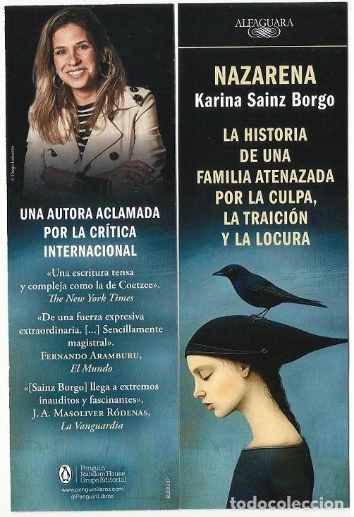 Coleccionismo marcap&aacute;ginas: marcap&aacute;ginas nazarena, editorial Alfaguara