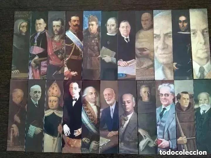 Coleccionismo marcap&aacute;ginas: LOTE 22 UDS. MARCAPAGINAS. PERSONAJES ILUSTRES. AJUNTAMENT DE PALMA.