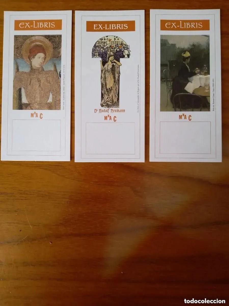 Coleccionismo marcap&aacute;ginas: MARCAP&Aacute;GINAS. LOTE 3 UDS DIORIAL EX LIBRIS.