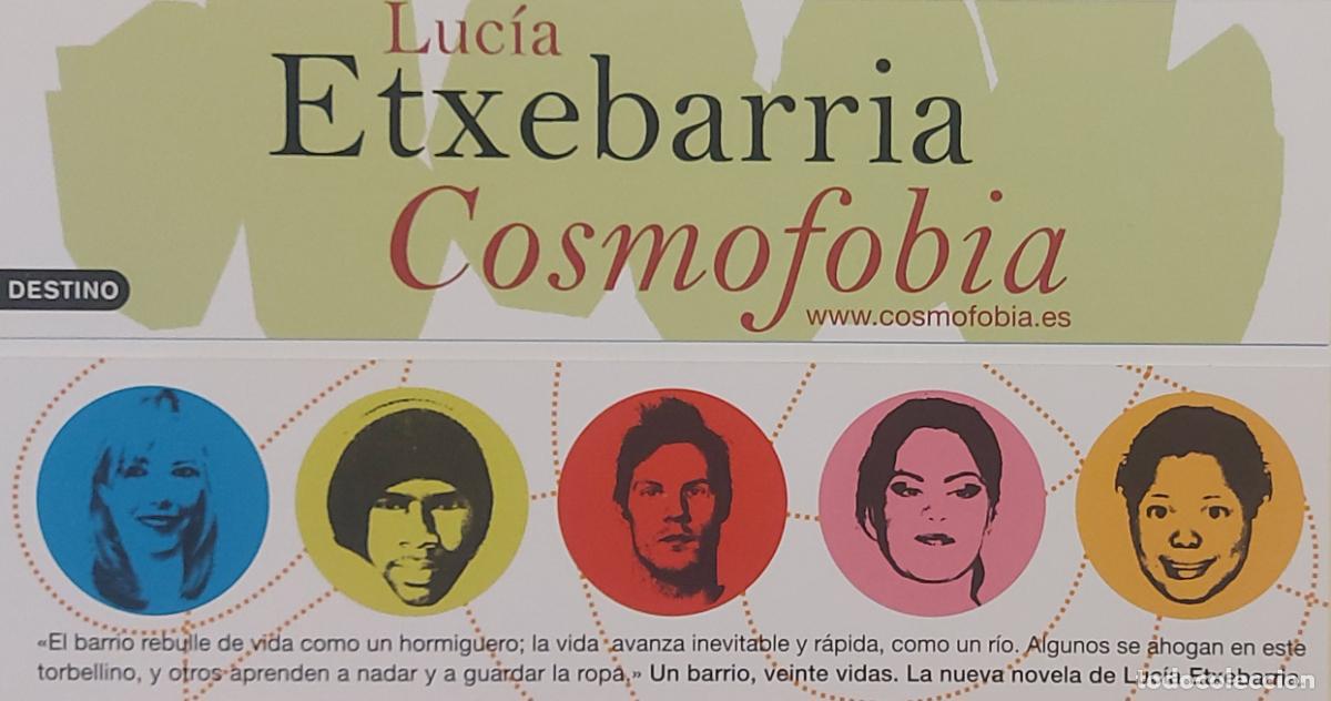 Coleccionismo marcap&aacute;ginas: MARCAPAGINAS - DESTINO - COSMOFOBIA - LUCIA ETXEBARRIA