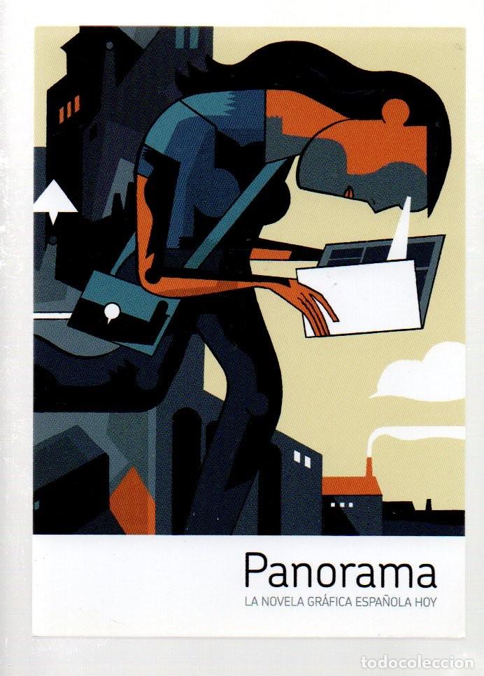 Coleccionismo marcap&aacute;ginas: POSTAL - MARCAPAGINAS, PANORAMA - LA NOVELA GRAFICA ESPA&Ntilde;OLA HOY.