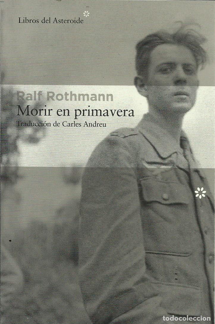 Coleccionismo marcap&aacute;ginas: Marcapaginas editorial Libros del Asteroide morir en primavera