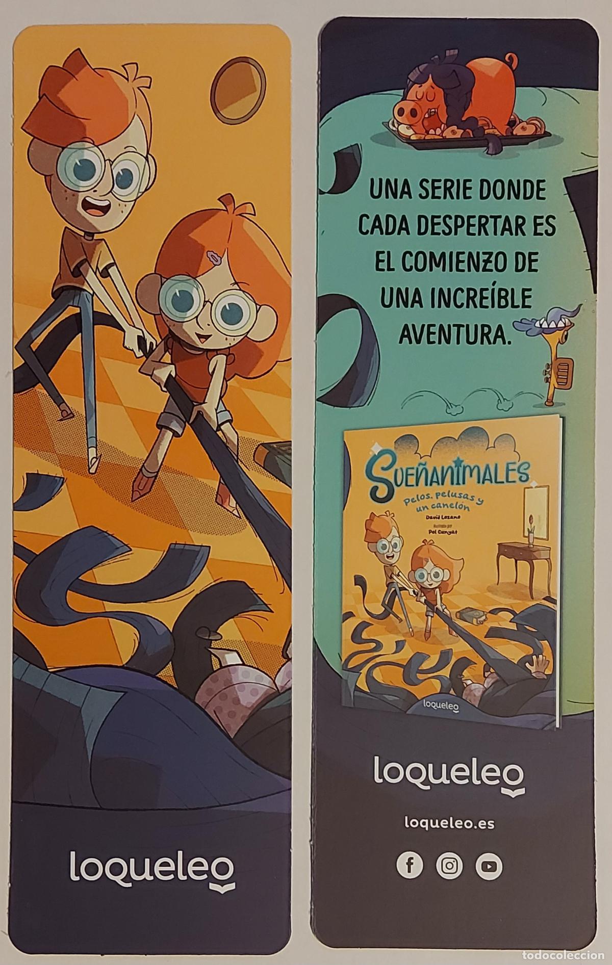 Coleccionismo marcap&aacute;ginas: MARCAPAGINAS - LOQUELEO - SUE&Ntilde;ANIMALES - DAVID LOZANO