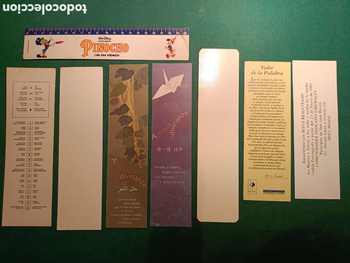 Coleccionismo marcap&aacute;ginas: OCHO MARCAPAGINAS DIVERSOS - Foto 2