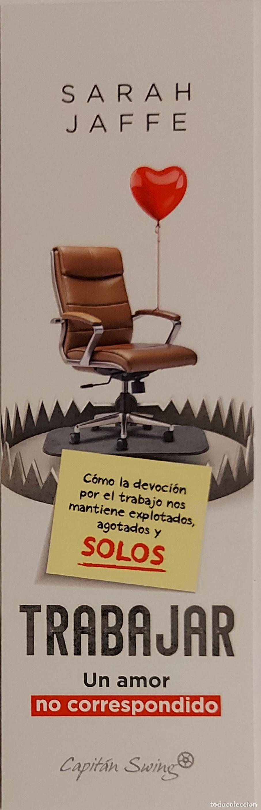 Colecionismo Marcadores de p&aacute;gina: MARCAPAGINAS - CAPITAN SWING - SARA JAFFE - TRABAJADOR UN AMOR NO CORRESPONDIDO