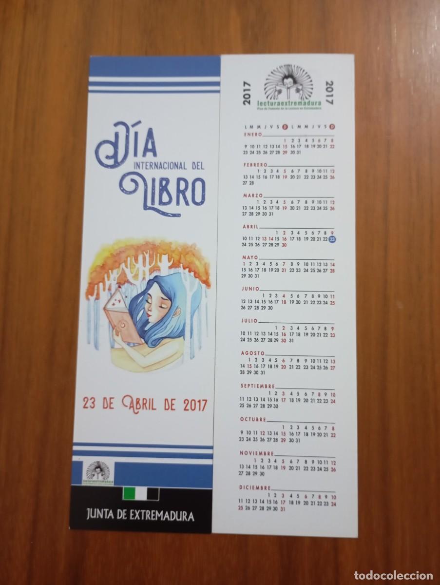 Coleccionismo marcap&aacute;ginas: MARCAP&Aacute;GINAS DIA INTERNACIONAL DEL LIBRO 2017. JUNTA DE EXTREMADURA