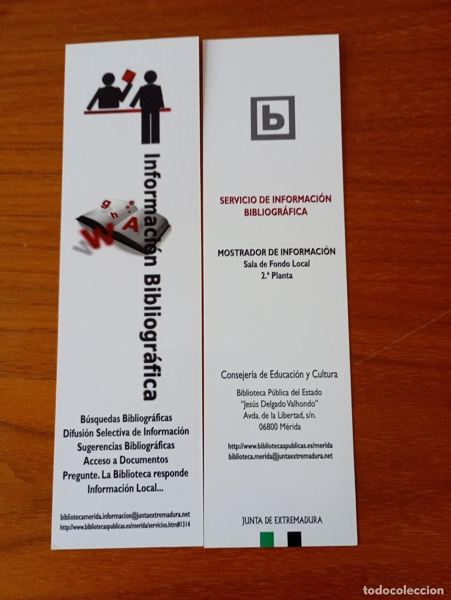 Coleccionismo marcap&aacute;ginas: MARCAP&Aacute;GINAS INFORMACI&Oacute;N BIBLIOGRAF&Iacute;CA. JUNTA DE EXTREMADURA